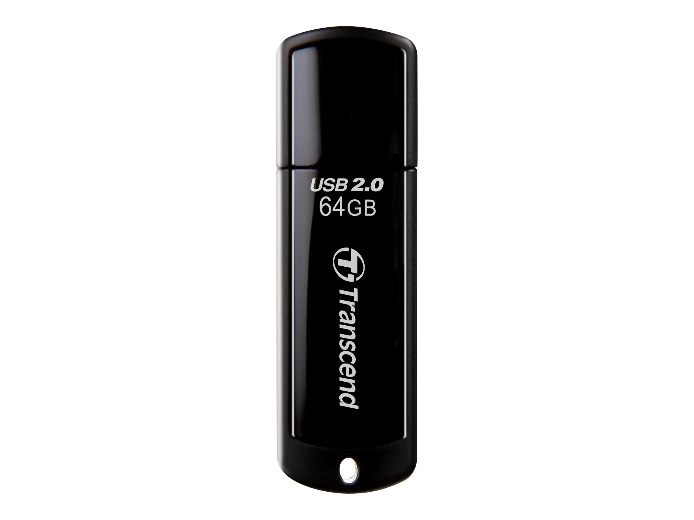 JetFlash 350 USB-Stick | 64 GB | USB 2.0 | Schwarz