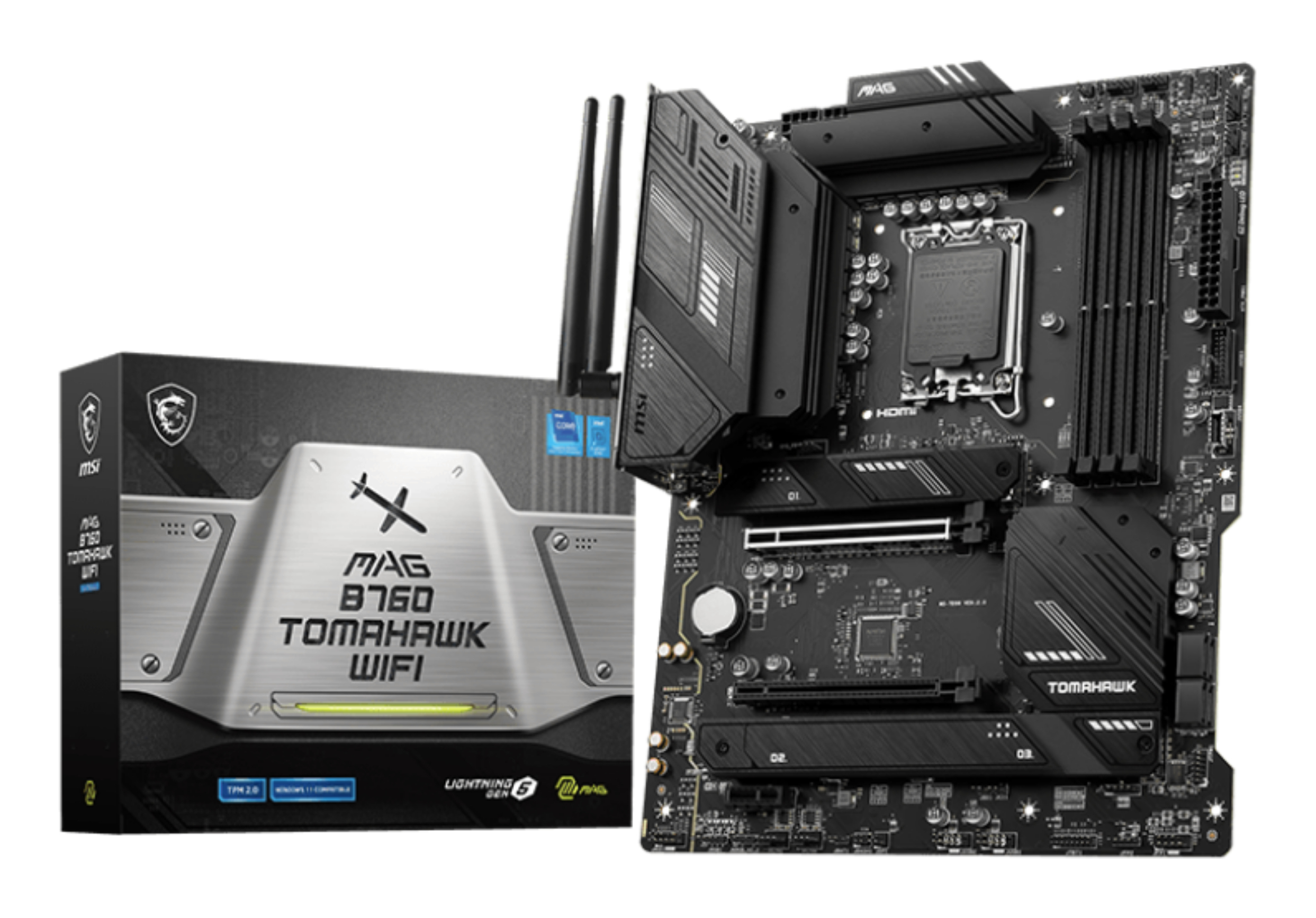 MAG B760 Tomahawk WIFI (DDR5) - Intel B760 - So. 1700 - ATX