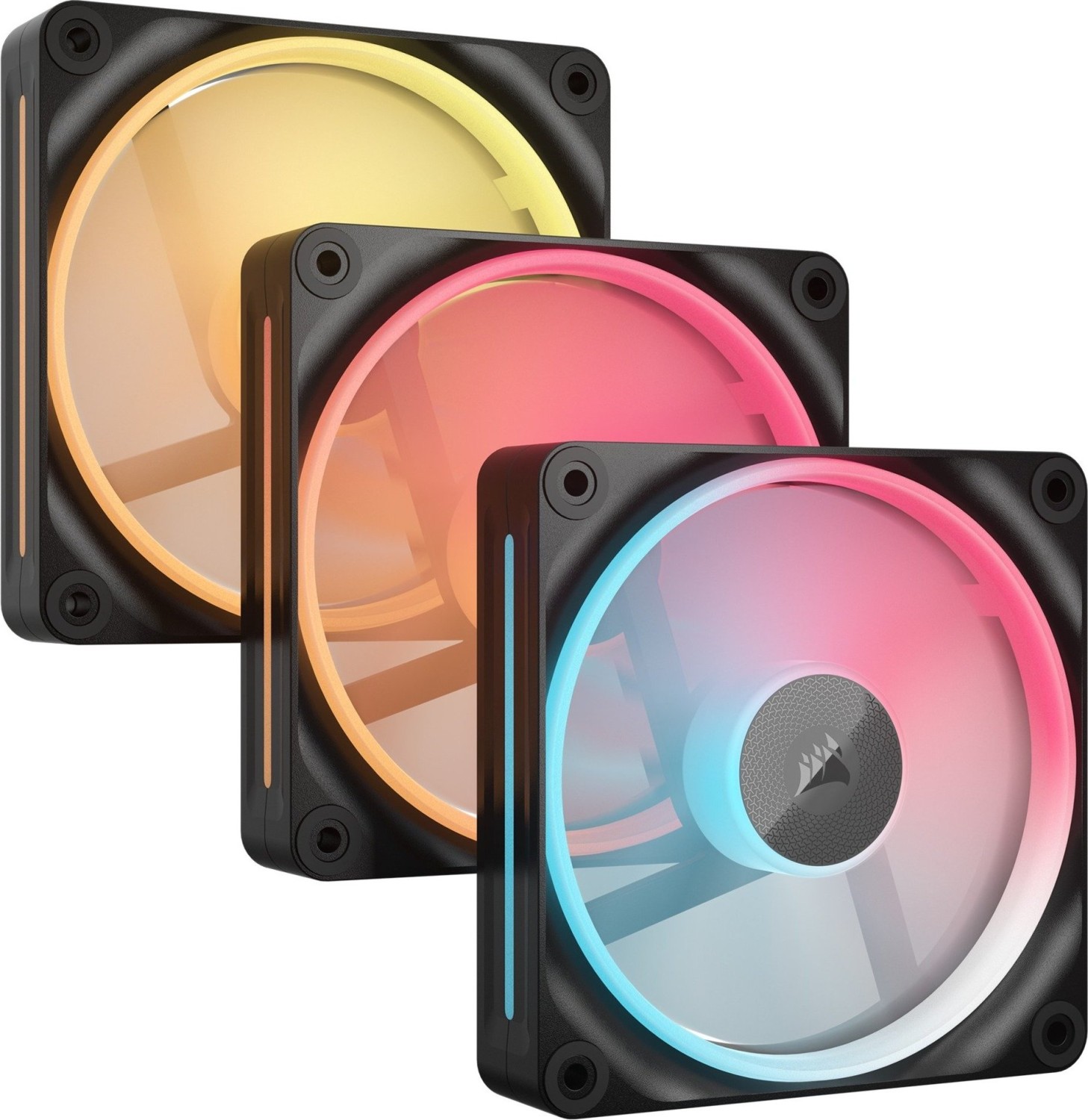 iCUE Link LX120-R RGB - schwarz - 120mm Gehäuselüfter 3er-Pack