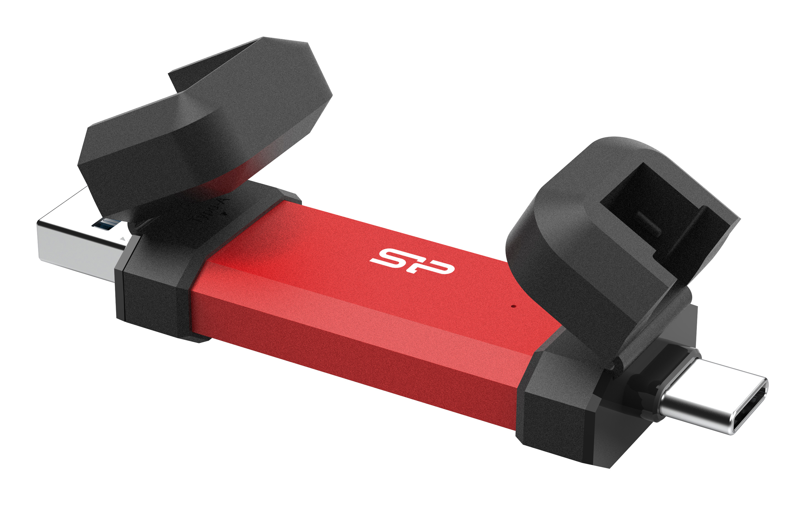 250GB USB Stick DS72 Typ A+C 1050/850MB`s Red