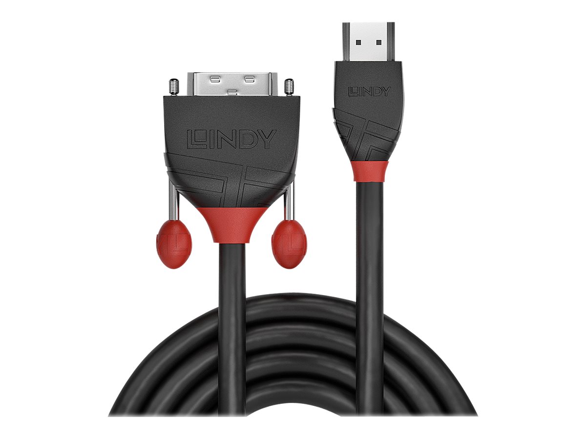 2m HDMI an DVI Kabel, Black Line