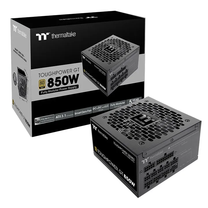 Netzteil Toughpower GT 850W ATX3.1/GEN5 80+G BK retail