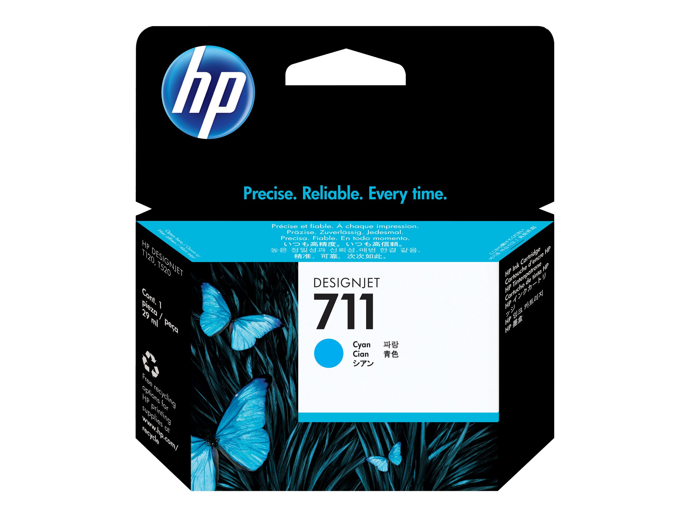711 - 29 ml - Cyan - Original - DesignJet