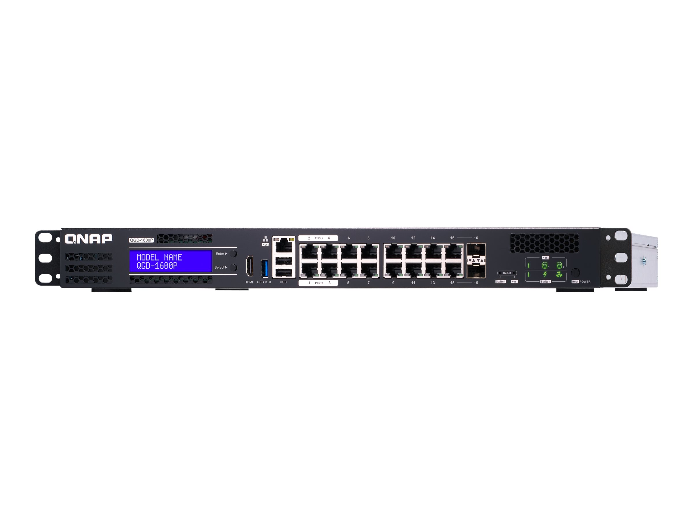 QGD-1600P - Switch - Smart - 4 x 10/100/1000 (PoE++)