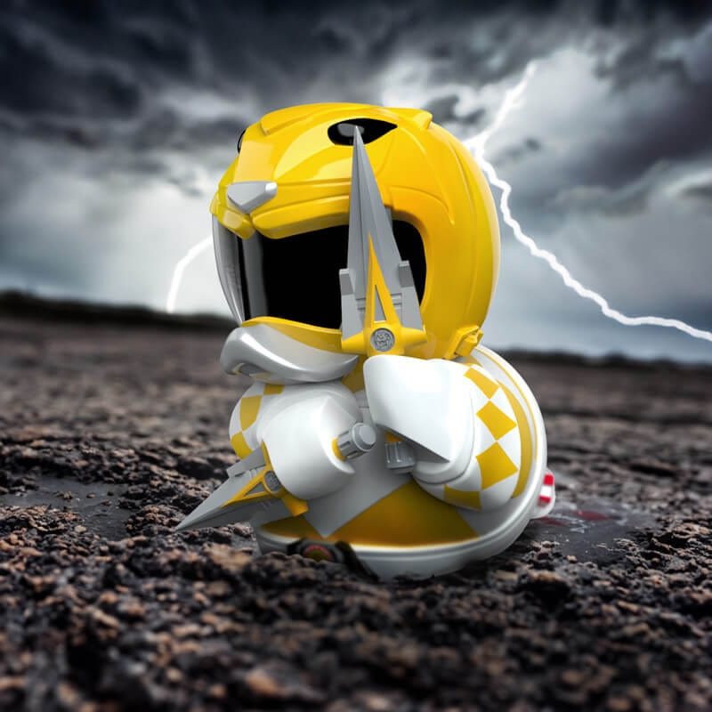 Sammelente – Power Rangers Yellow Ranger – ca. 9 cm