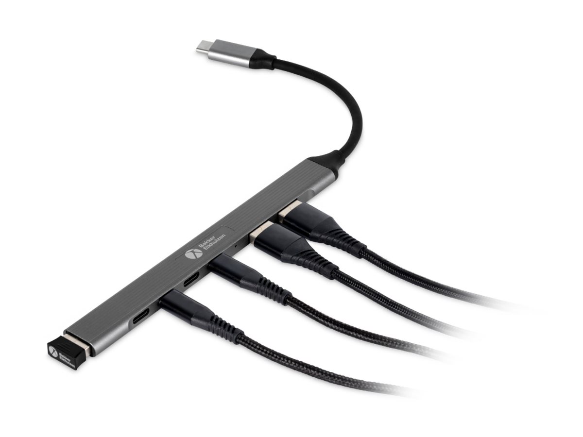 BNECHUB3A4C | USB-C Hub 7-in-1 | 4x USB-C | 3x USB-A | 5 Gbit/s