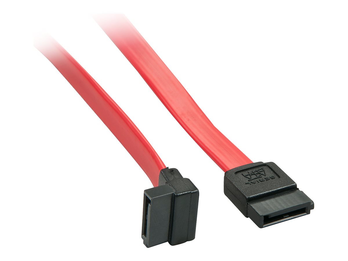 LINDY SATA III Kabel 90° 7pol. SAS kompatibel 0.2m