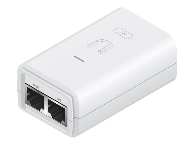 Ubiquiti POE Injector, 24VDC,  7W, Gigabit Port, weiss