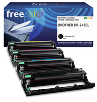 Toner Brother DR-243CL Drum Kit BK/C/M/Y 18000 S. remanufactured