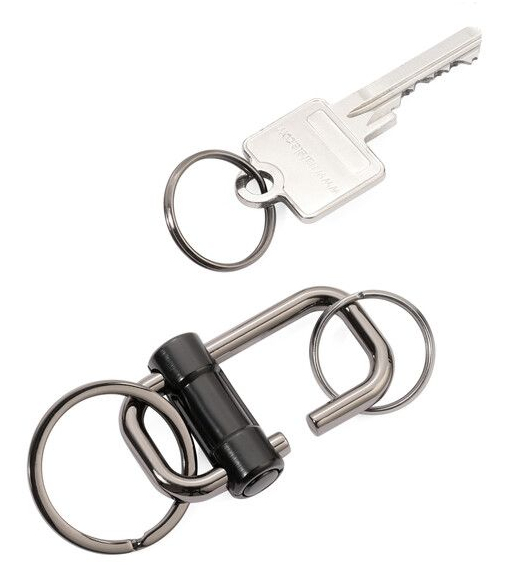 Schlüsselanhänger 2-WAY KEY – schwarz