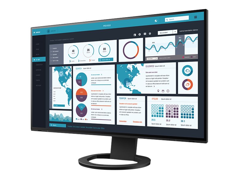 FlexScan EV2795-BK - Mit FlexStand - LED-Monitor - 68.5 cm (27")
