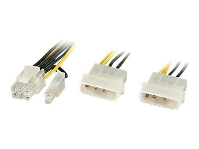 Lindy | Internes Stromadapterkabel SLI-Grafik- für PCIe-Karten mit 6poligem oder 8poligem Stromanschluss