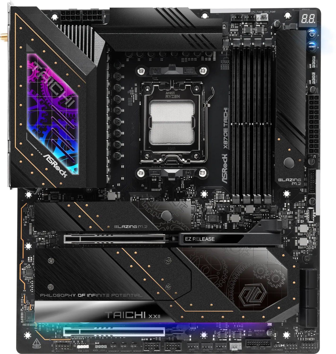 ASRock X870E Taichi - AMD X870 - So. AM5 - EATX