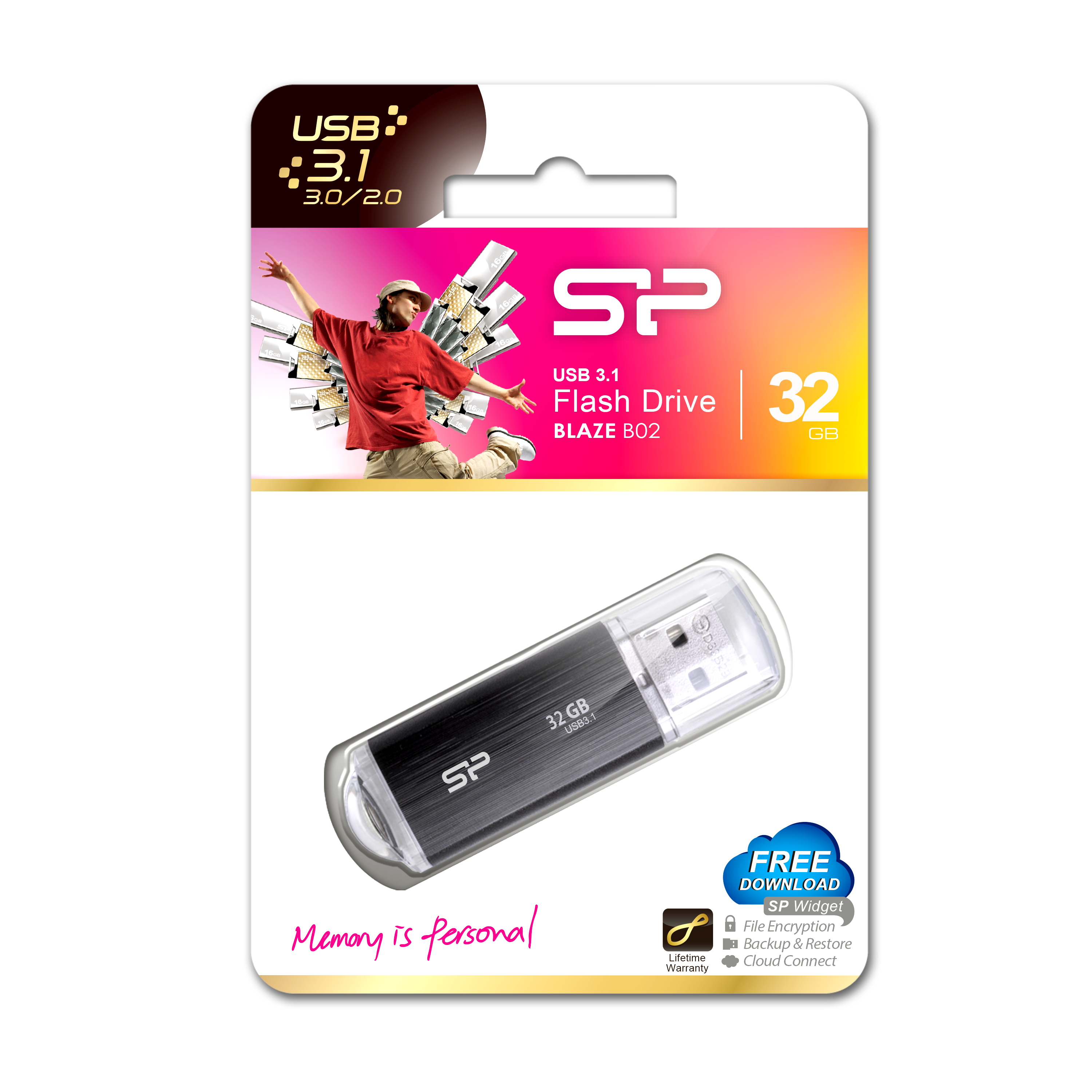 Silicon Power Blaze B02 - USB-Flash-Laufwerk