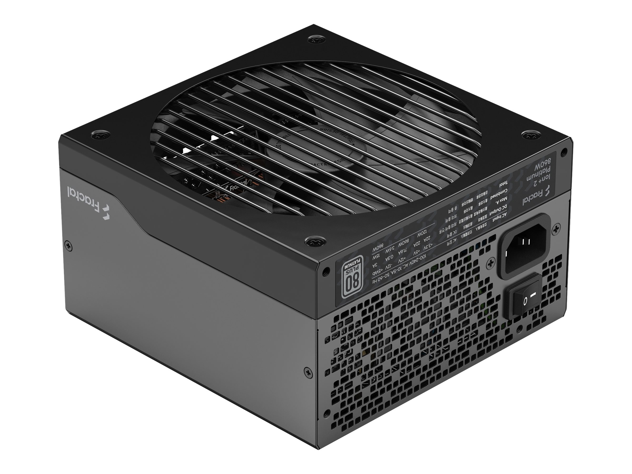 Fractal Design Ion+ 2 860W ATX 2.52 Netzteil Modular 80+ Platinum