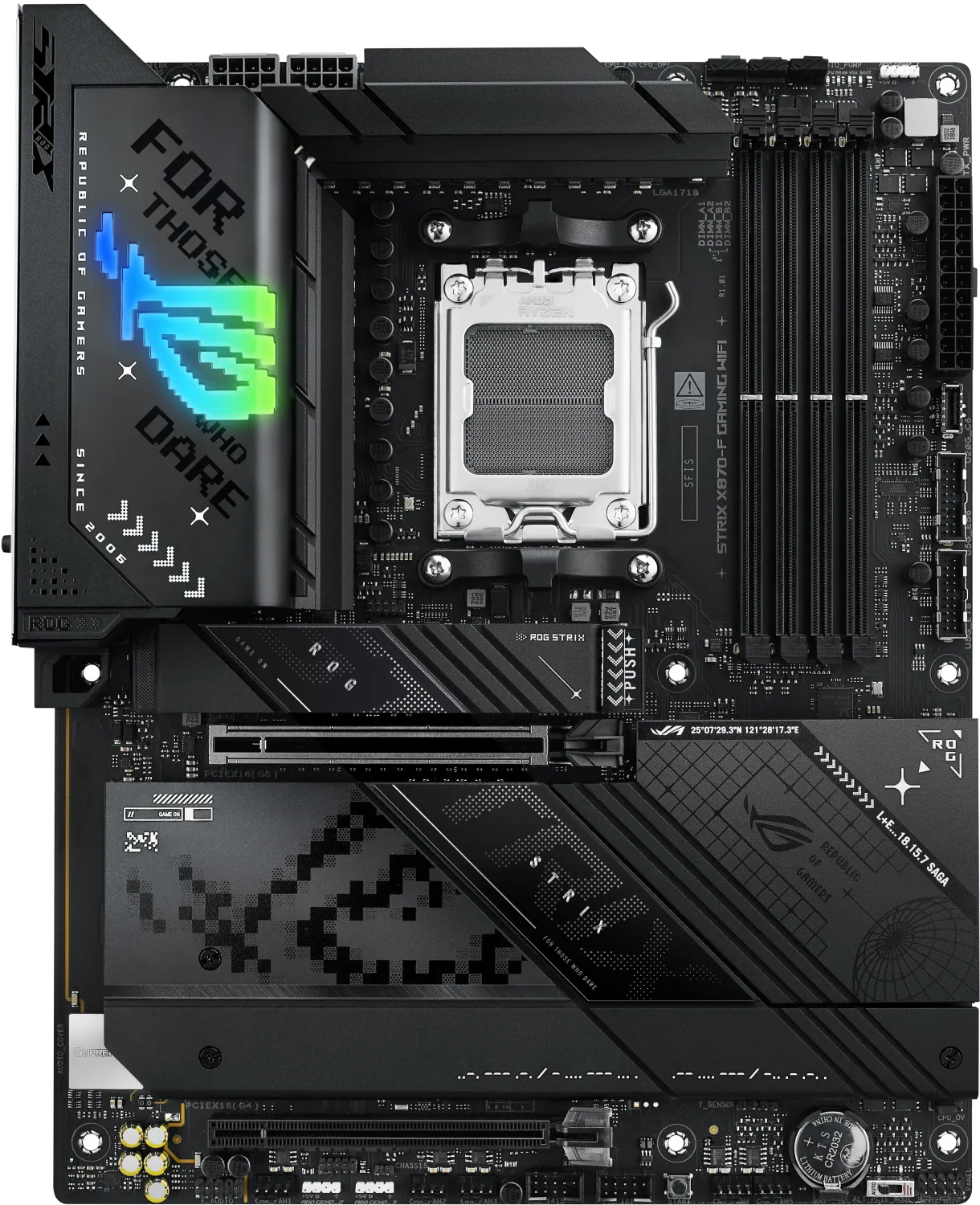 ASUS ROG Strix X870-F Gaming WIFI - AMD X870 - So. AM5 - ATX