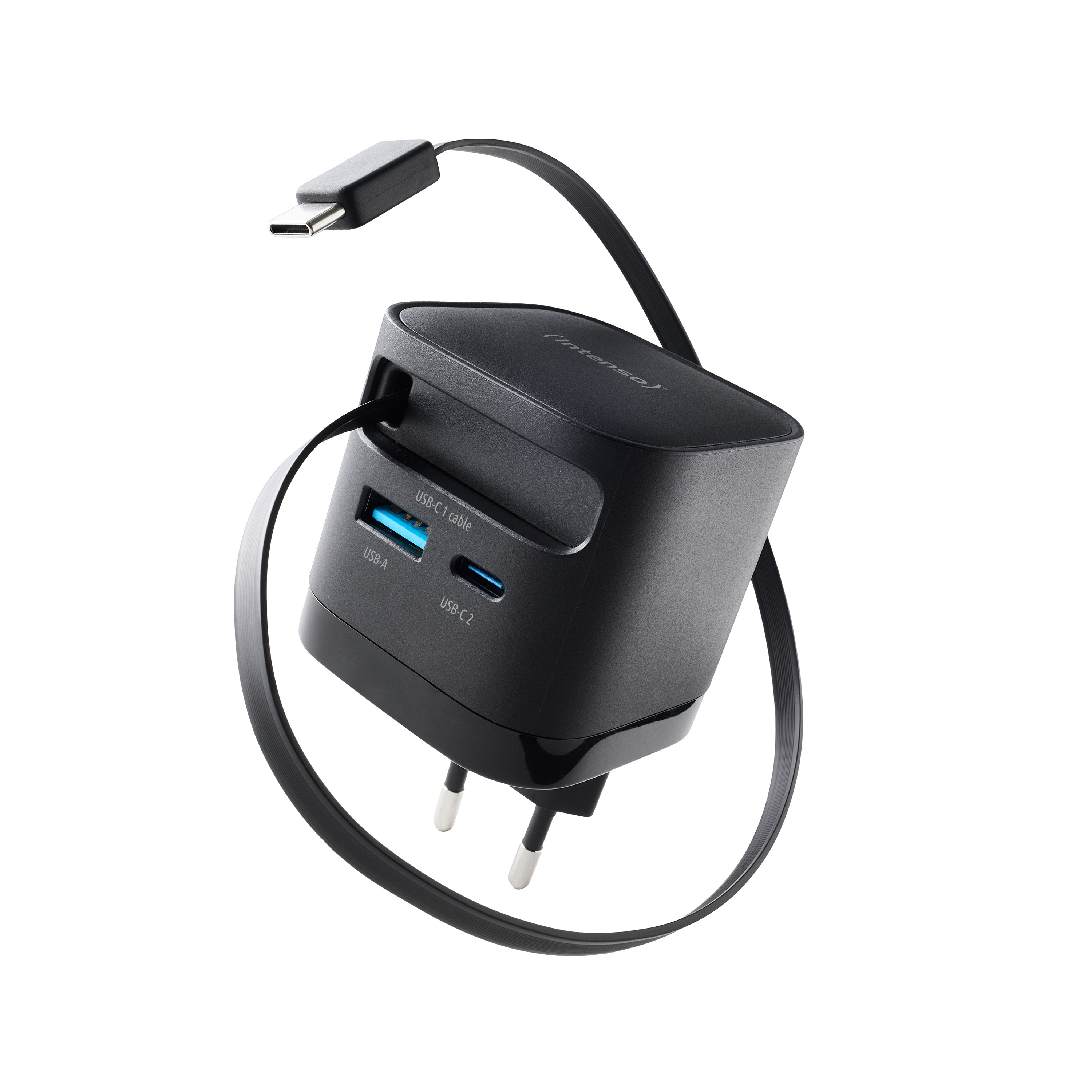Compact Fast Charger 65W USB-C/USB-A Black