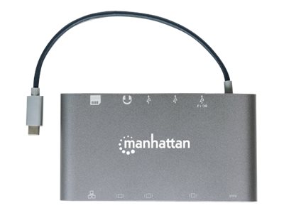 MANHATTAN SuperSpeed USB-C 7-in-1-Dockingstation