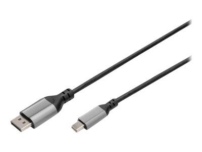 DisplayPort Adapterkabel mini DP->DPort St/St 8K 2m