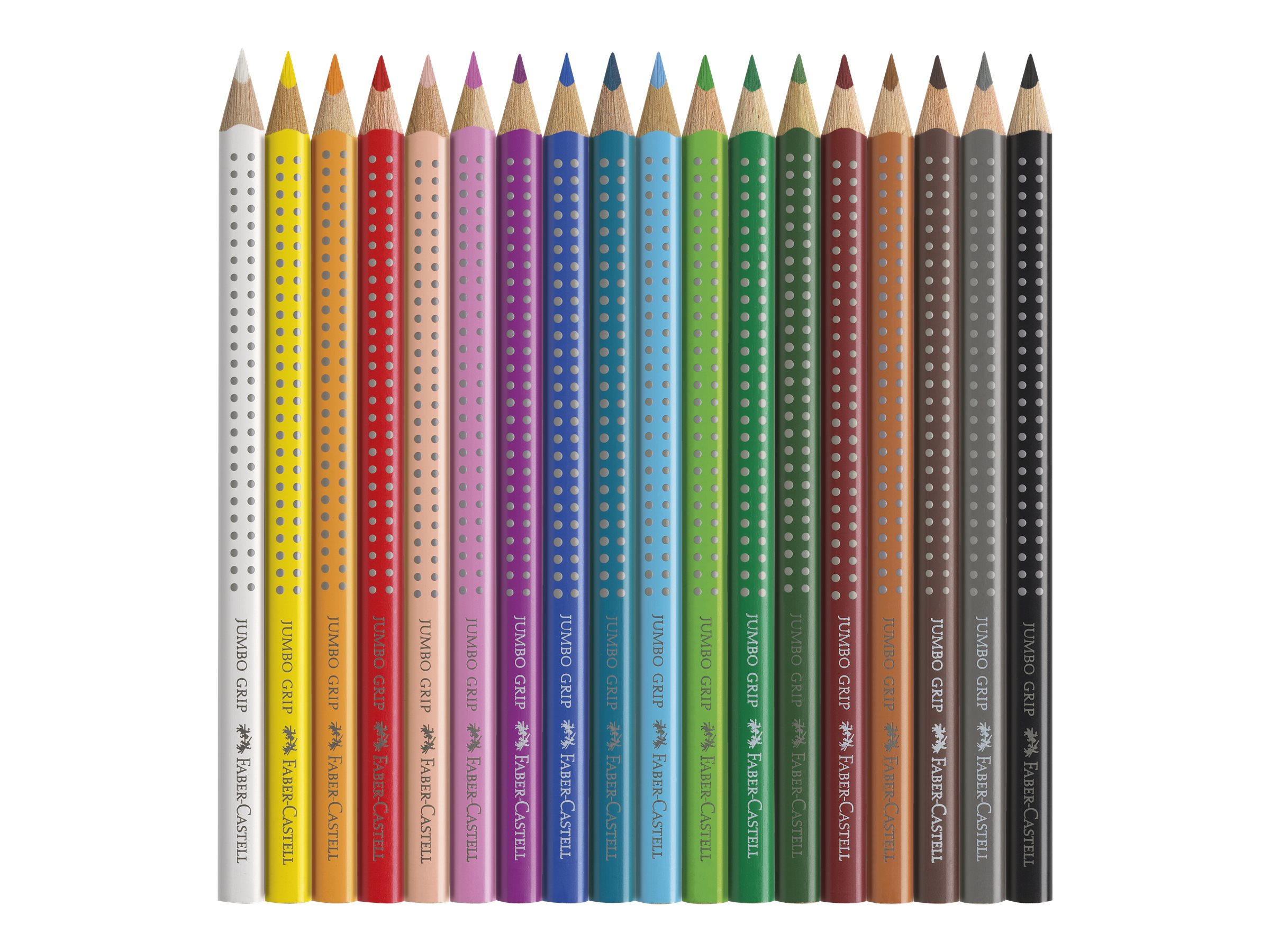 FABER-CASTELL Buntstift Jumbo Grip 16er Metalletui