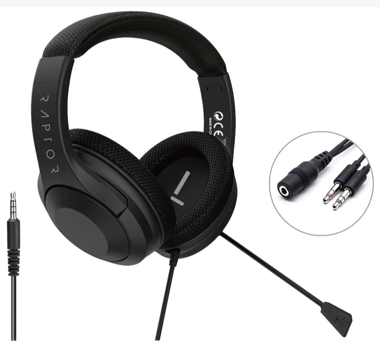 Raptor Gaming H300 schwarz - Over-Ear - 3.5mm Klinke