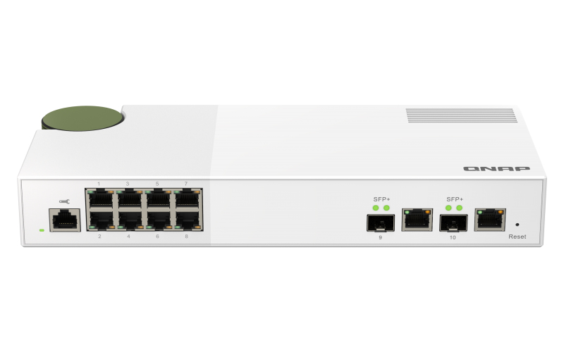 QNAP QSW-M2108-2C - Switch - managed - 2 x 10 Gigabit SFP+ + 8 x 2.5GBase-T