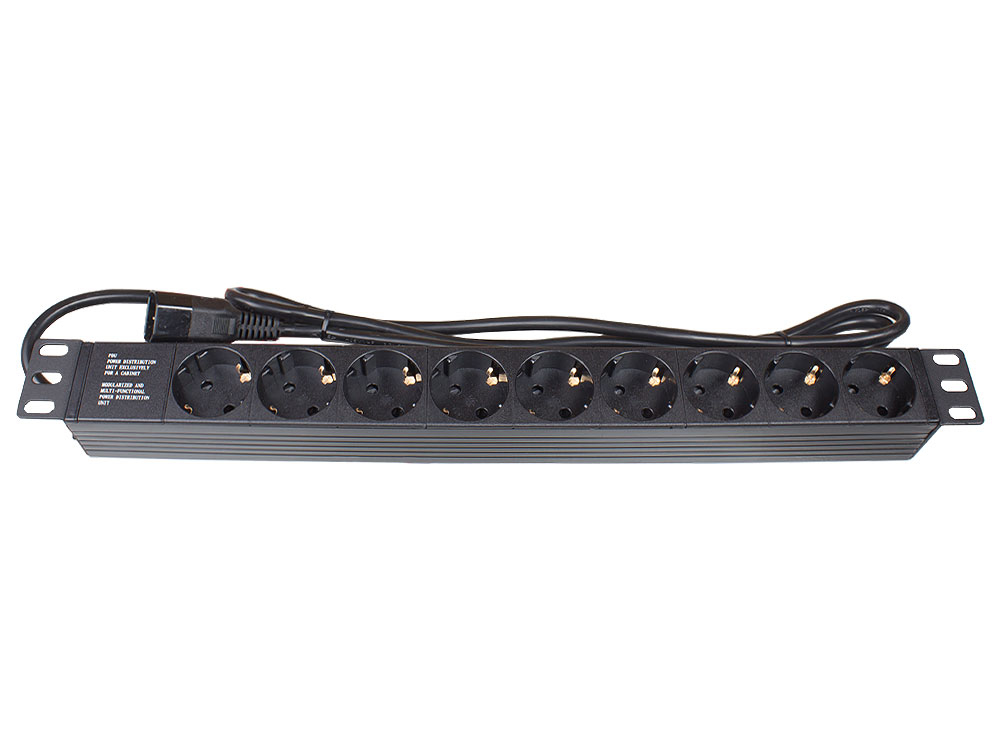 19" PDU Steckdosenleiste 9-fach