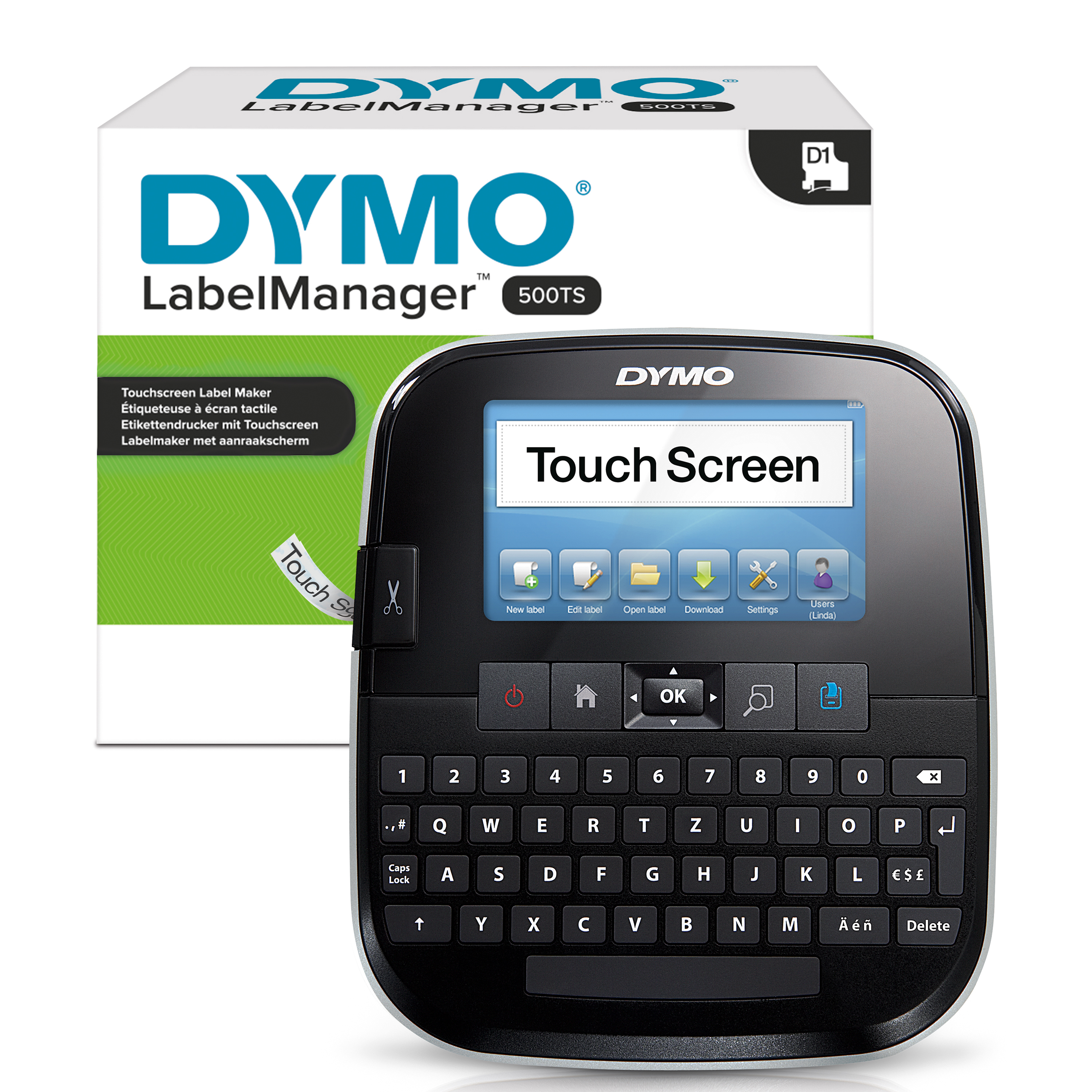 DYMO | LabelManager 500TS Beschriftungsgerät | QWERTZ-Tastatur