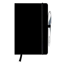 Notizbuch my.book A5 bla 96Bl. schwarz m. Leseband