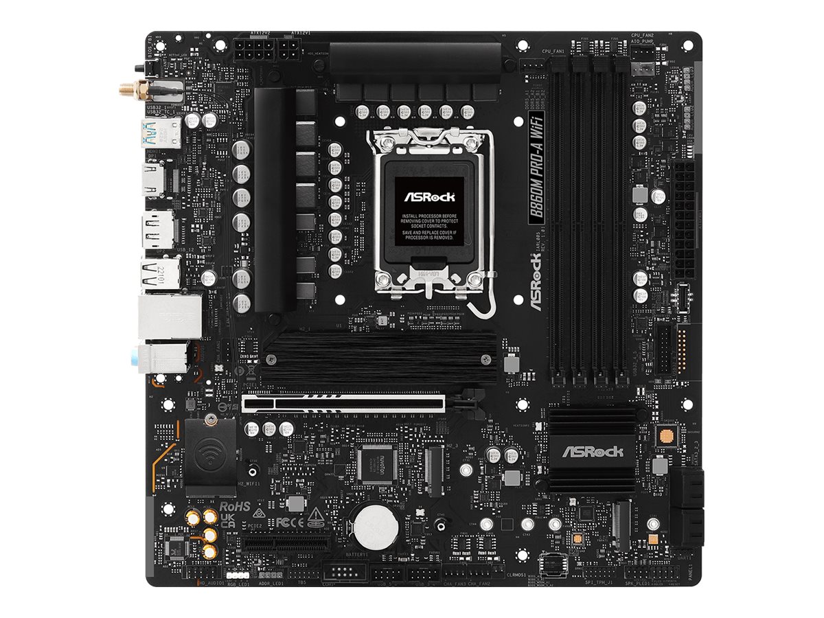 B860M Pro-A WiFi         1851 mATX HDMI/DP       DDR5