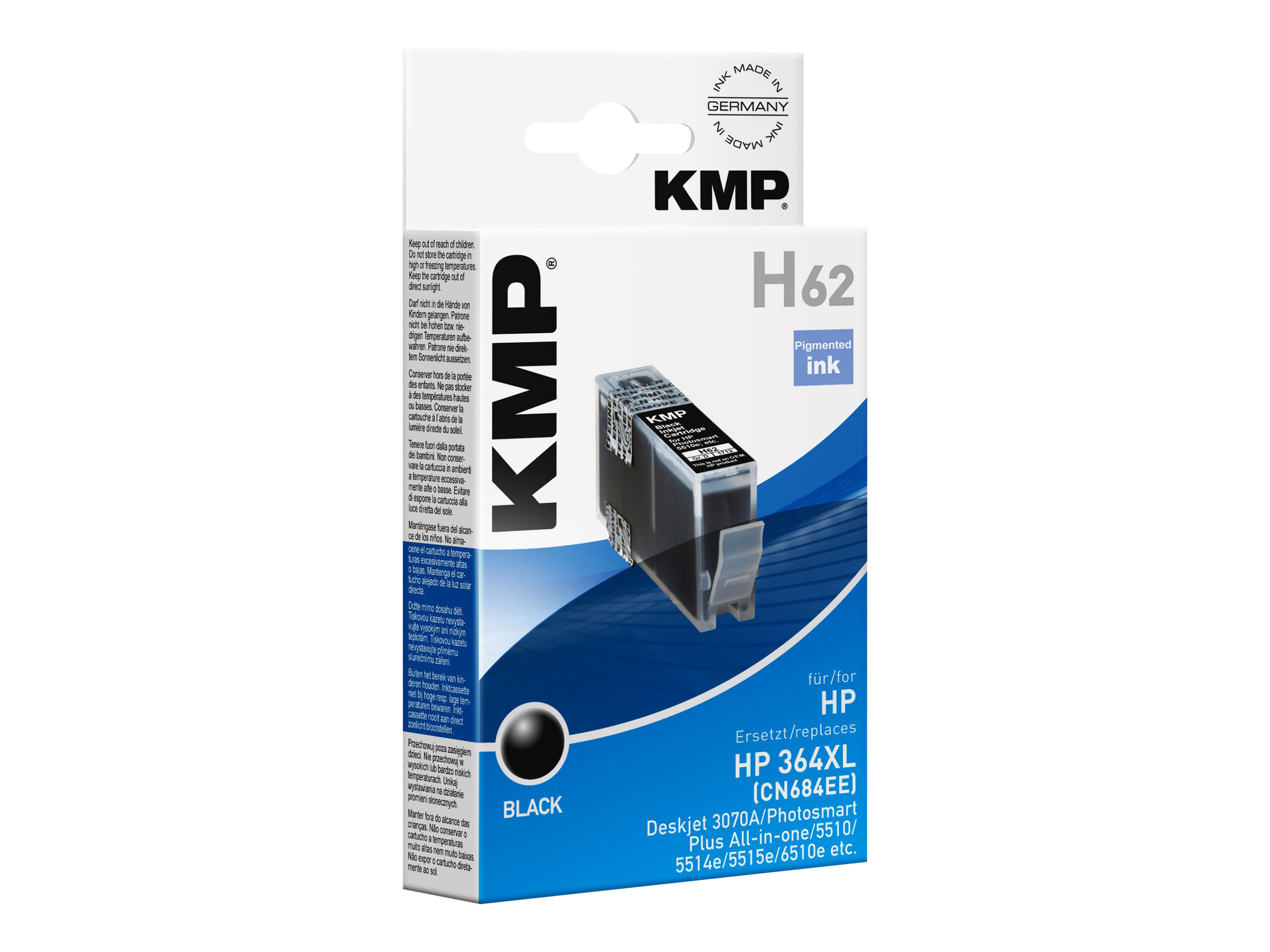 KMP H62 - 20 ml - Schwarz - kompatibel - Tintenpatrone