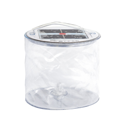 185953 - Batteriebetriebene Campingleuchte - Transparent - Aufhängerhaken - 90 lm - LED - 6 h