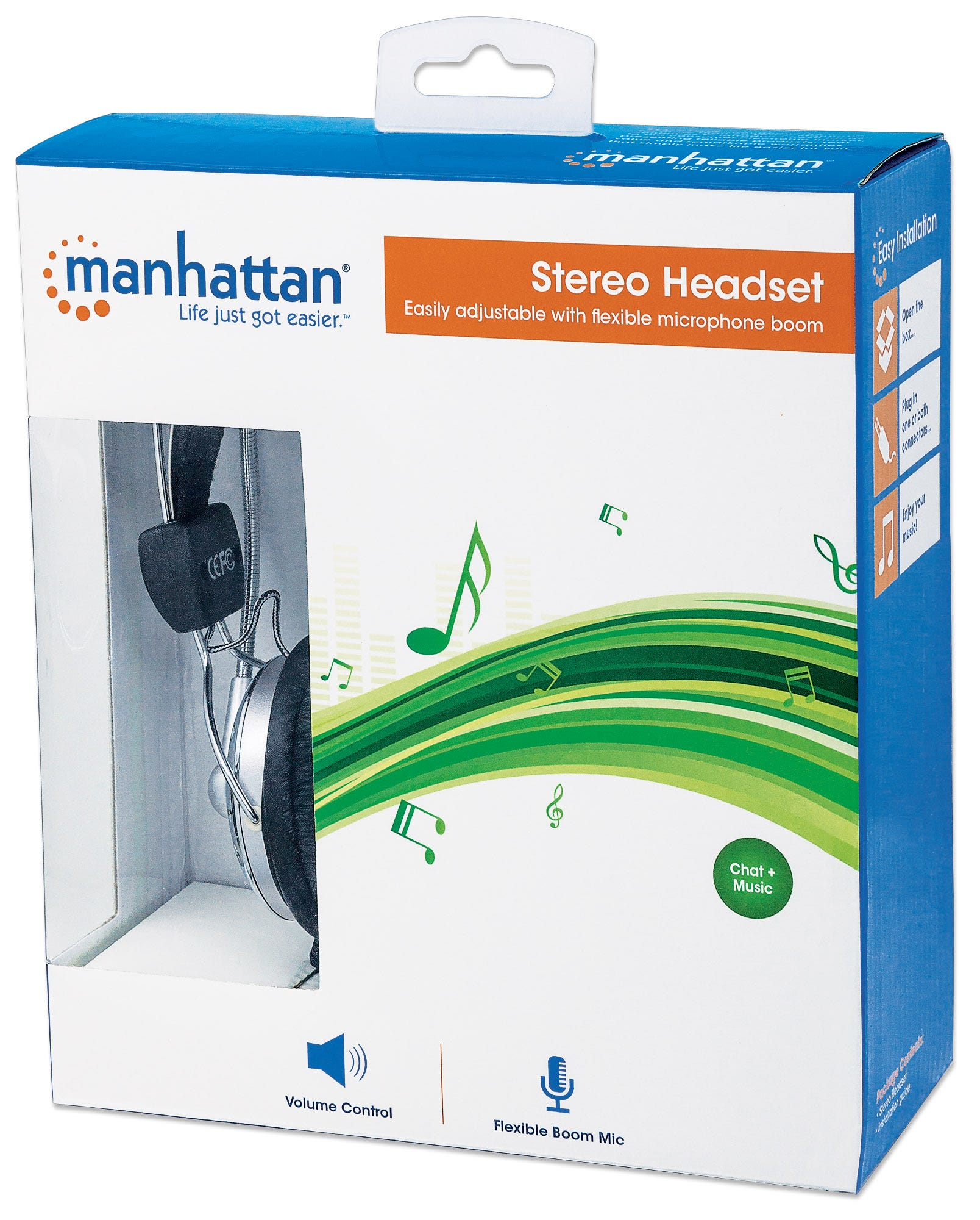 Manhattan - Stereo Headset - Over-Ear - Kabelgebunden - 3,5 mm Klinke