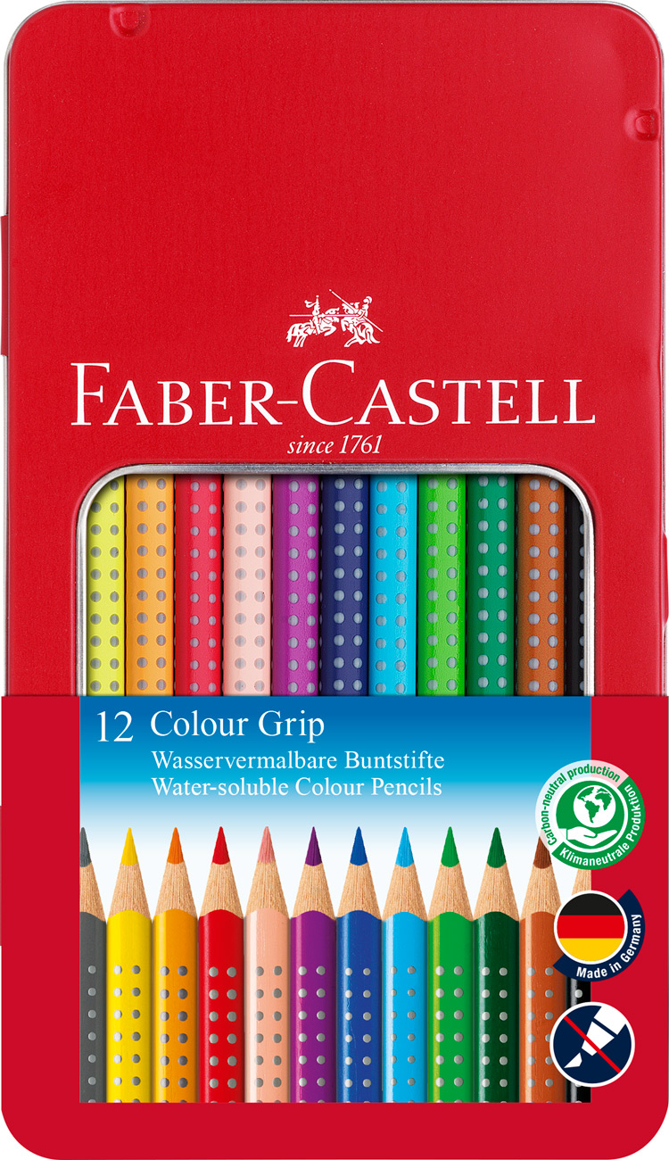 Buntstift Colour Grip 12er-Metalletui