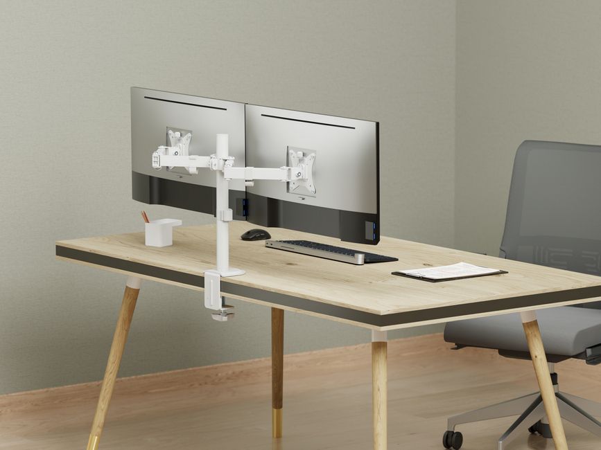 Equip Tischhalterung 17"-32"/ 2TFT je 9kg 360°            ws retail