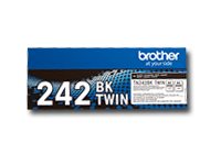 Brother TN242 BKTWIN - 2er-Pack - Schwarz - original