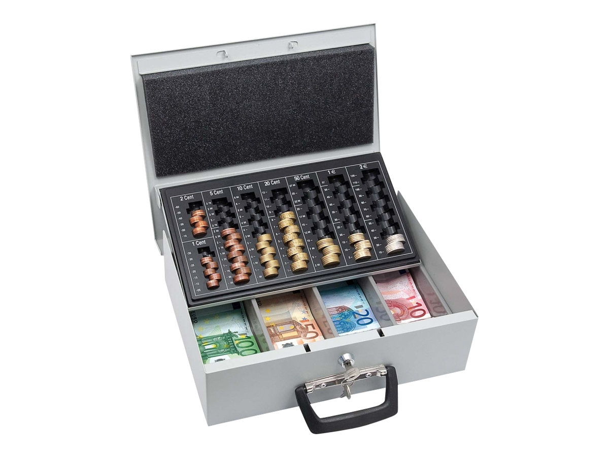 Geldzählkassette Universa für Hart- und Papiergeld L/G