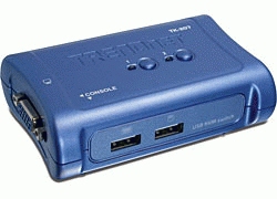 TRENDnet TK 207K - KVM-Switch - 2 x KVM port(s)