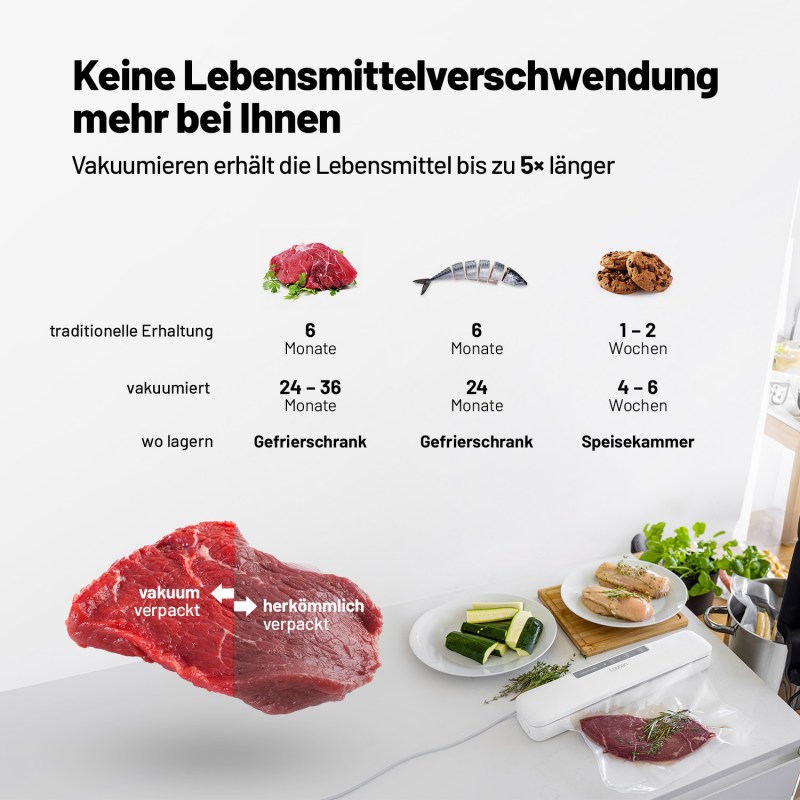 Lauben | Vakuumiergerät | 10WT | weiß retail