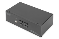 DIGITUS KVM Switch 4-Port DP 4K Dual Display - KVM-Umschalter