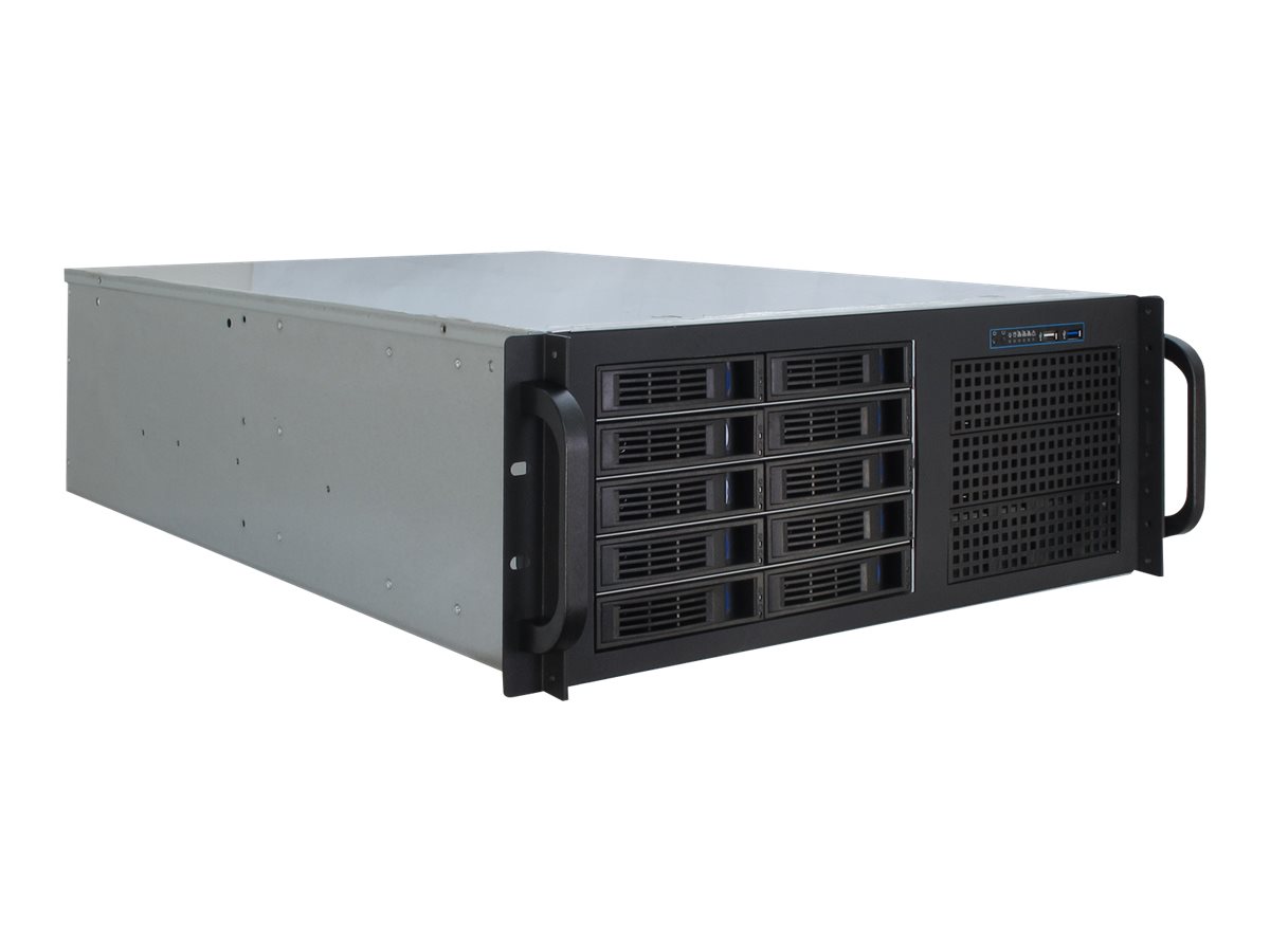 Inter-Tech IPC 4U-4410 - Rack-Montage - 4U - erweitertes ATX / SSI EEB - ohne Netzteil (ATX)