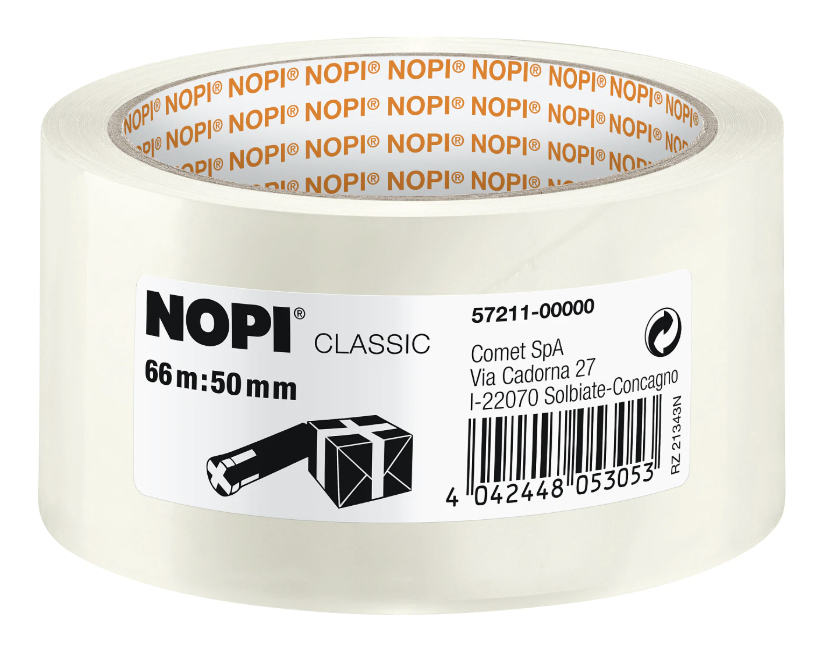 tesa NOPI Pack Classic 66m 50mm transparent