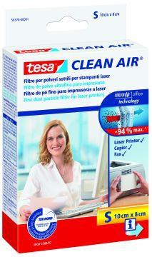 Tesa Clean Air Small - Feinstaubfilter für Drucker