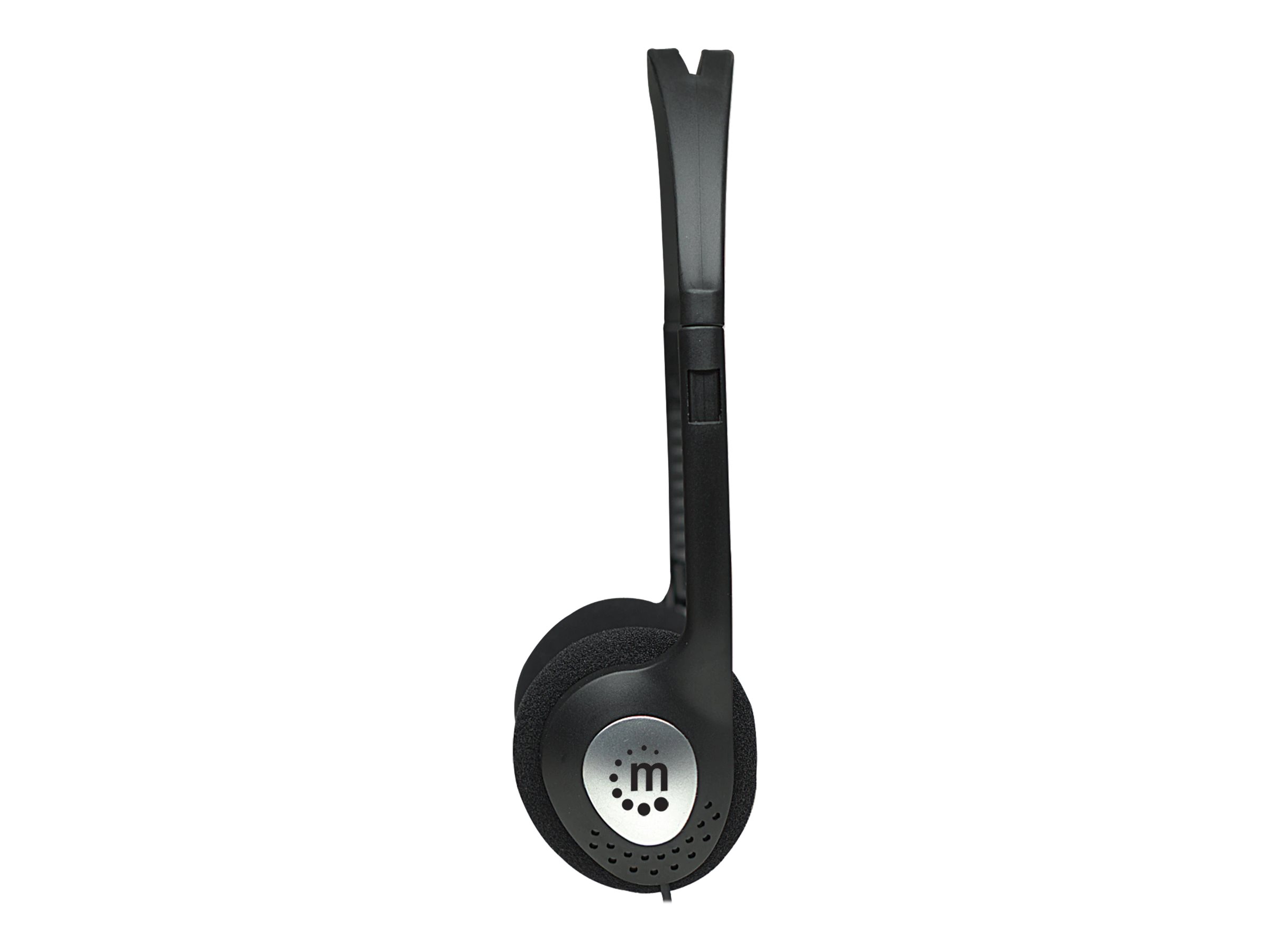 Manhattan - Stereo Headphones - Kopfhörer - On-Ear - kabelgebunden - 3,5 mm Stecker