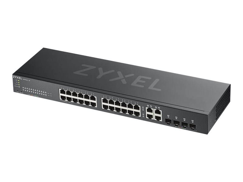 ZyXEL GS1920-24v2 - Switch - Smart - 24 x 10/100/1000 + 4 x Kombi-Gigabit-SFP