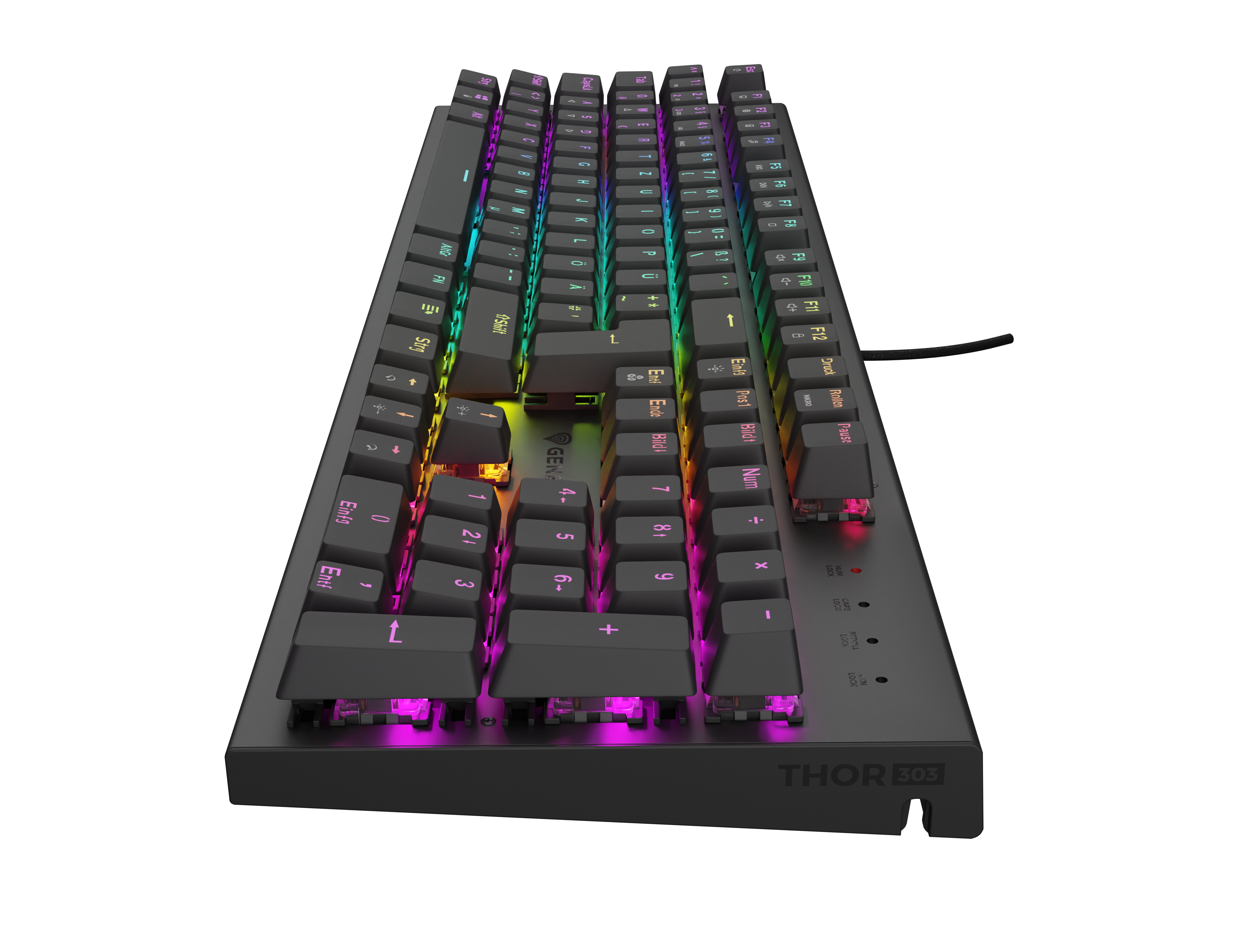 Genesis Gaming Tastatur THOR 303 brown kabelgeb. (DE)