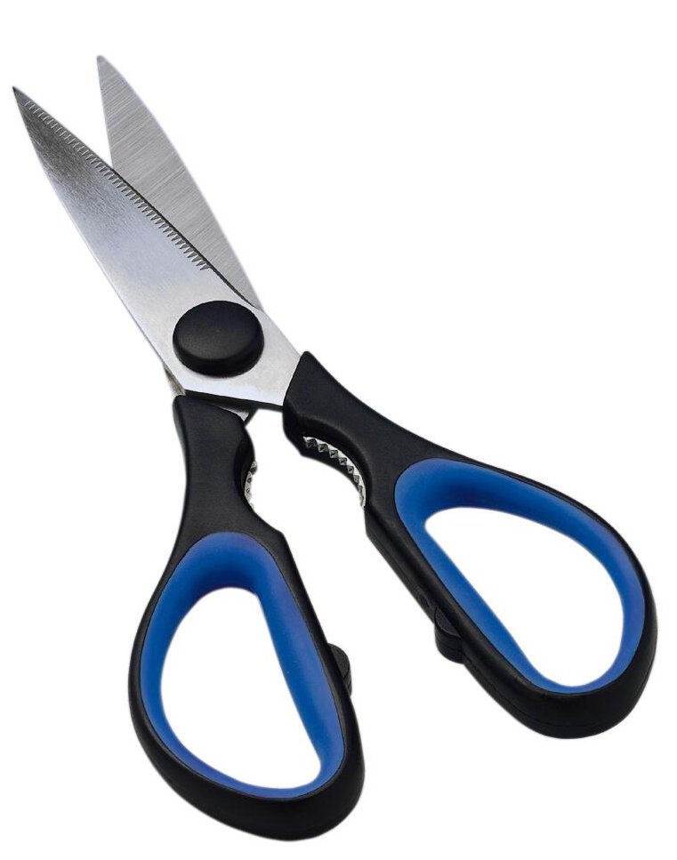 Schere Allzweck 8 Zoll – Softcut Schwarz / Blau