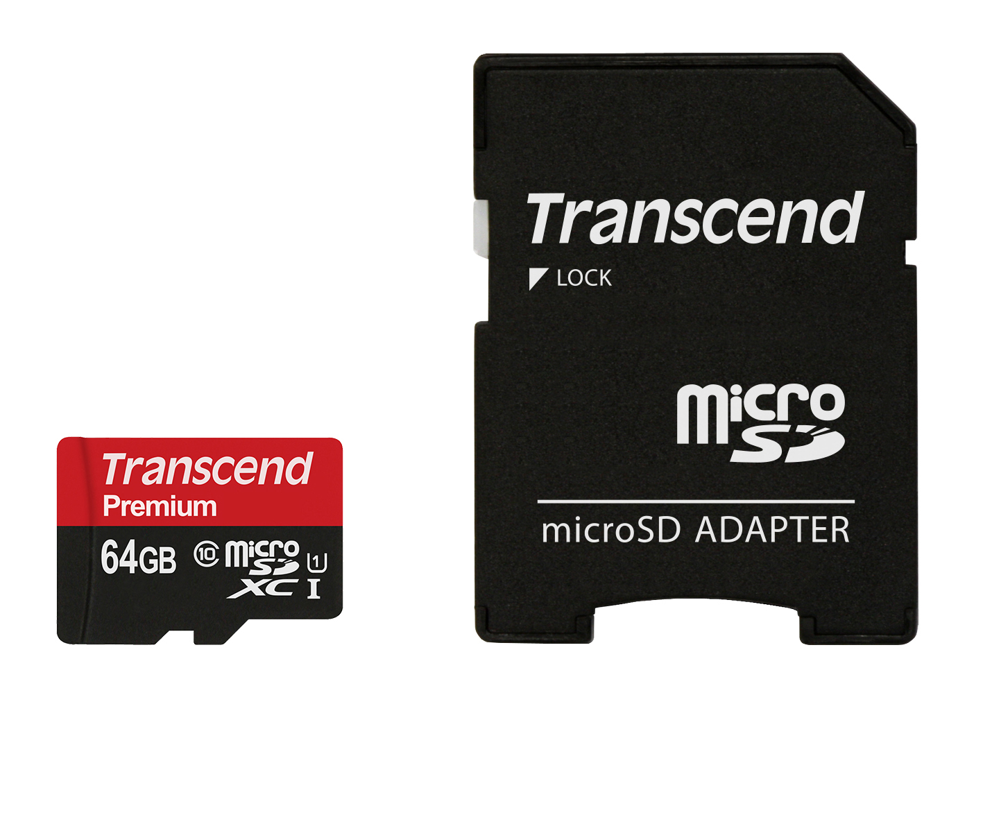 Transcend TS64GUSDU1 - Flash-Speicherkarte - 64 GB