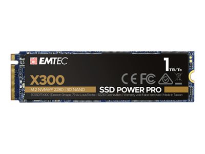 EMTEC Power Pro X300 - 1 TB SSD - intern - M.2 2280 - PCI Express 3.0 x4 (NVMe)