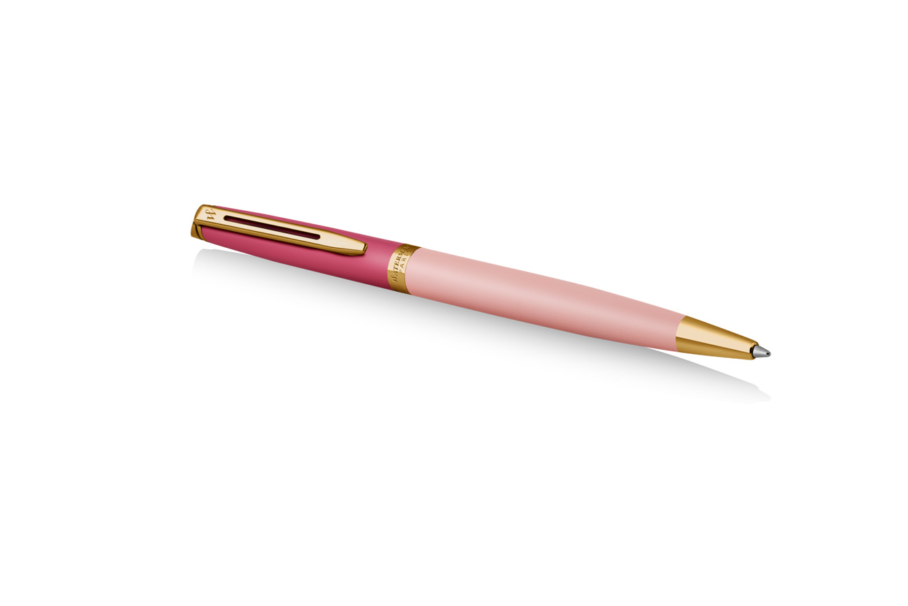 WATERMAN Kugels. Hemisphere Colour Blocking Pink C.C. M blau Geschenkbox